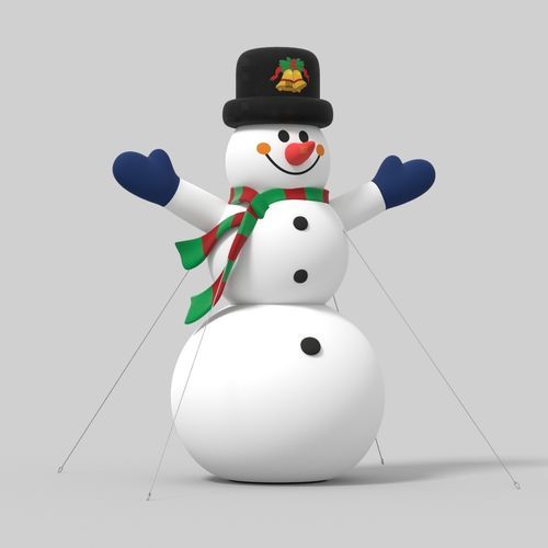 PVC膜充气结构 - Snowman XXL - Terra Group - 办公室 / 游乐场 / 大型活动