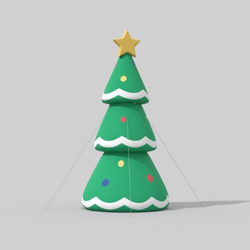 PVC圣诞树 - Christmas tree XXL - Terra Group - 公共空间 / 密封