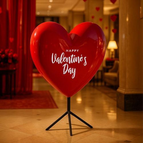 玻璃纤维雕塑 - XXL HEART 3D - Terra Group - 户外 / 手工 / 花园