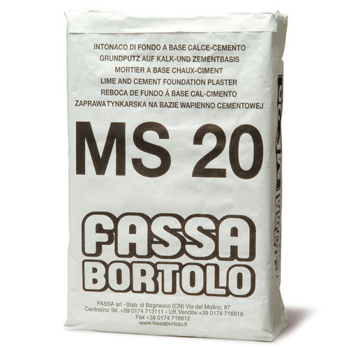 组装砂浆 - MS 20 - Fassa Bortolo - 用于混凝土 / 用于石工 / 水泥和石灰基底
