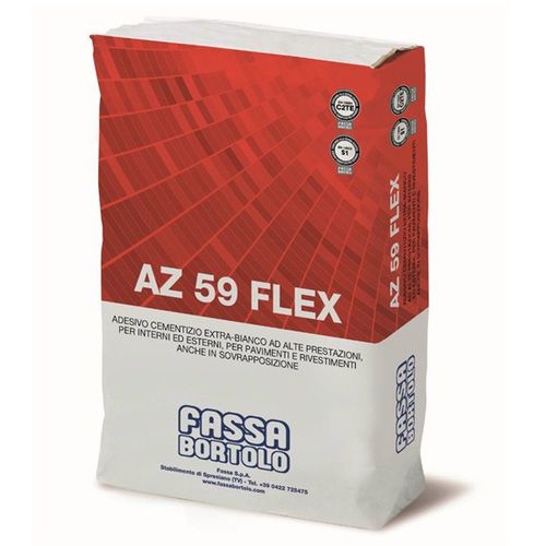 固结砂浆胶合剂 - AZ 59 FLEX - Fassa Bortolo - 用于瓷砖 / 用于防水面层 / 用于混凝土
