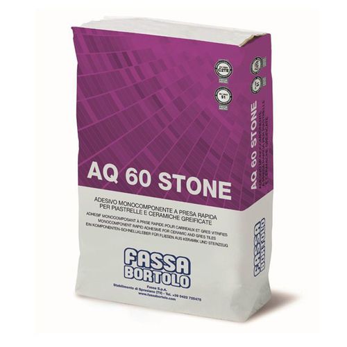 固结砂浆胶合剂 - AQ 60 STONE - Fassa Bortolo - 用于瓷砖 / 水泥 / 快粘式