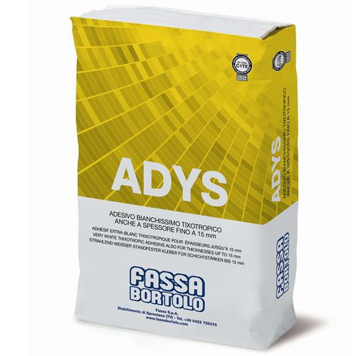固结砂浆胶合剂 - ADYS - Fassa Bortolo - 用于瓷砖 / 用于防水面层 / 用于混凝土
