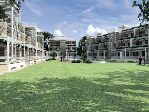 模块化建筑 - VILLAGE DE VACANCES - IBS Distribution - 预制 / 混凝土 / 用于集体住房