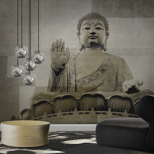 现代风格墙纸 - BUDDAH - N.O.W. Edizioni - 全景式 / 艺术印花 / 仿混凝土