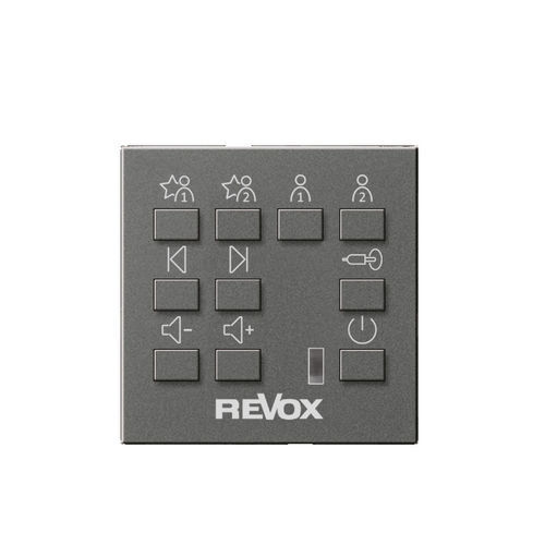 智能家居音频系统遥控器 - V218 - Revox - 高亮光