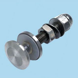 不锈钢固定装置 - ROUTEL - Clear glass - 板材 / 驳接爪 / 用于玻璃