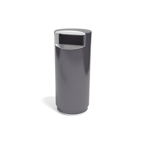 公共垃圾桶 - CITY&reg; 100 - FINBIN Products/ Lehtovuori Oy - 电镀钢 / 不锈钢 / 带盖