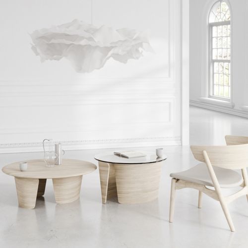 现代风格茶几 - SIBAST No 7 - sibast furniture - 玻璃 / 木制贴皮 / 橡木桌脚