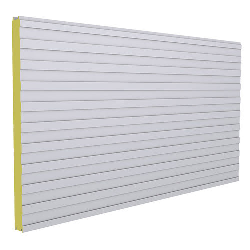 墙面夹芯板 - POLTHERMA CS - EuroPanels - 电镀钢表面 / 聚氨酯 PUR 内芯 / PIR 聚亚安酯内芯