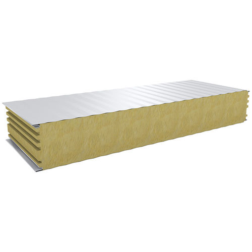 墙面夹芯板 - MWS - EuroPanels - 金属表面 / 矿棉芯 / 防火