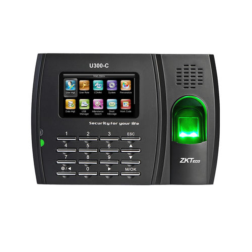 指纹生物识别式时钟打卡机 - U300-C - ZKTeco