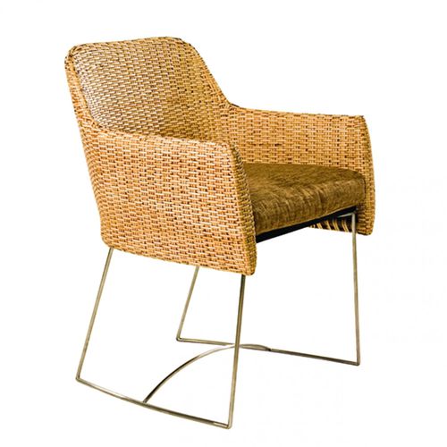 现代风格椅子 - CHULA : J06CH-0006 - Corner 43 Decor - 室内 / 藤编 / 铝座桌脚
