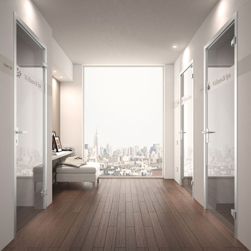 固定式隔板 - IMBOTTE - Logli Massimo Spa - 模块化 / 玻璃 / 铝制
