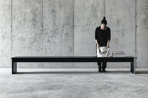 现代风格长椅 - OMBRI - Fioroni Design - 涂漆中密度纤维板