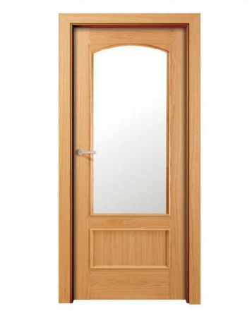 室内门 - PANEL - NORMA DOORS - 栎木 / 平开 / 半玻璃