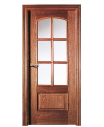 室内门 - R&F PANEL MODEL SAPELE - NORMA DOORS - 木质 / 平开 / 半玻璃