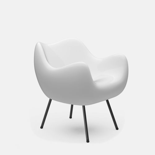 现代风格扶手椅 - RM58  - 366 Concept - 复合材料 / 复合材料 / 白色