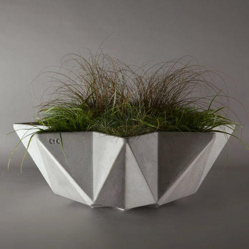 纤维混凝土花坛 -  KRONEN BOWL GREY CONCRETE - Adam Christopher Design - 现代风格 / 公共空间 / 室内