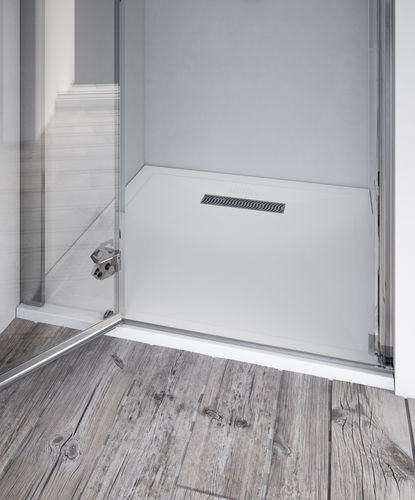 正方形淋浴底盆 - 1189204 - Aqualux Bathroom Design - 放置式 / 超平 / 矿物铸件