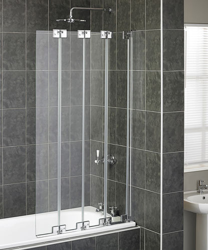 折叠浴缸隔断 - 1161771 - Aqualux Bathroom Design - 淬火玻璃 / 无框架