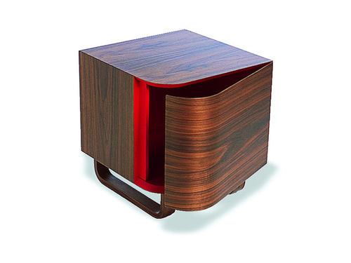 现代风格床头柜 - WING - Isokon Plus - 栎木 / 胡桃木 / 桦木