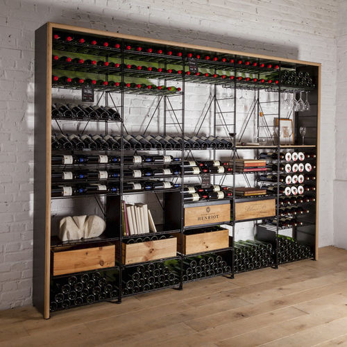 专业葡萄酒柜 - L’Atelier du Vin - 独立式 / 金属 / 木质