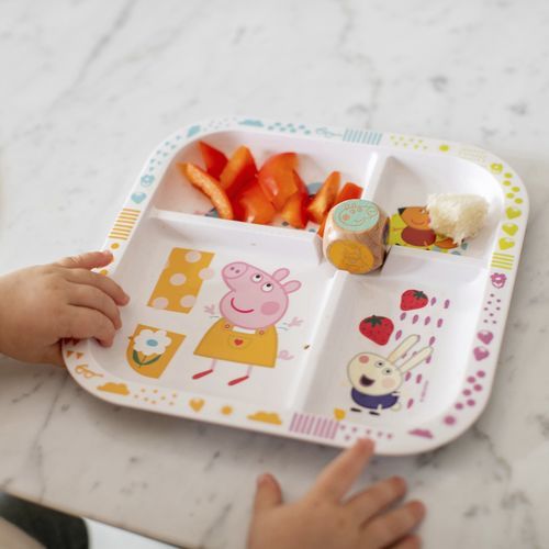 平盘盘子 - EASY EATER PEPPA PIG - Koziol - 正方形 / 热塑性塑料 / 图案