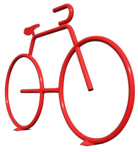 落地式自行车架 - BIKE  - Dero - 公共空间 / 钢 / 电镀钢