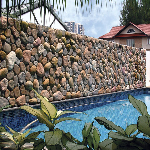 混凝土砌面 - CRAFTSTONE® : RIVER ROCK - CRAFT STONE - 室内 / 室外 / 光滑