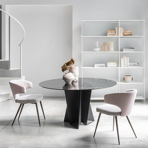 现代风格椅子 - OLIMPE - pezzani home collection - 室内 / 布料 / 皮质