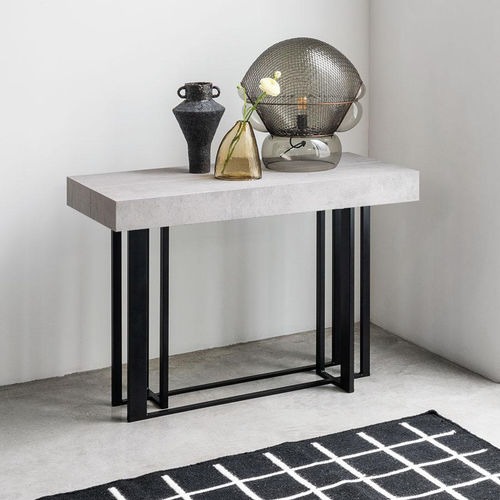 现代风格玄关桌 - SUPREMAE - pezzani home collection - 层压材料 / 钢座桌脚 / 长方形