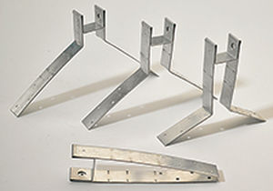 电镀钢固定装置 - RIDGE RISER® BRACKETS - ENTEGRA ROOF TILE - 屋顶
