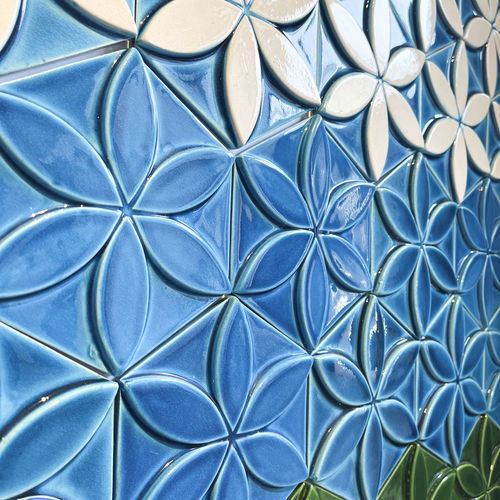 陶瓷陶地砖 - ES 043 - PIKARO HANDMADE TILES - 高亮光 / 室内 / 户外