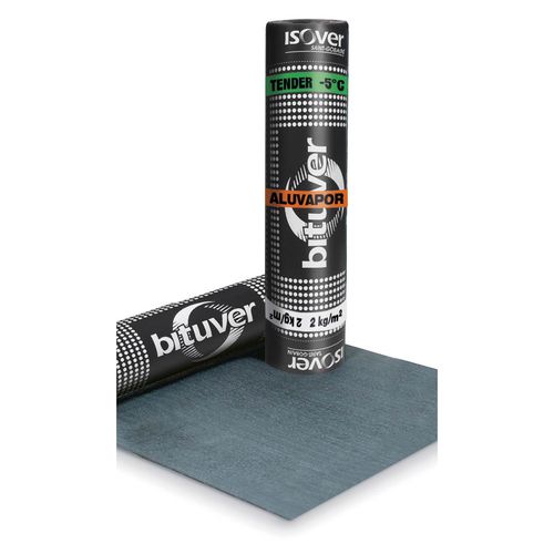 防护防水膜 - ALUVAPOR TENDER - Bituver - 用于屋顶 / 弹性材料 / 铝制