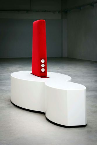 现代风格公共长椅 - DOCK IT - AMOS DESIGN - Corian®可丽耐 / 模块化 / 布艺