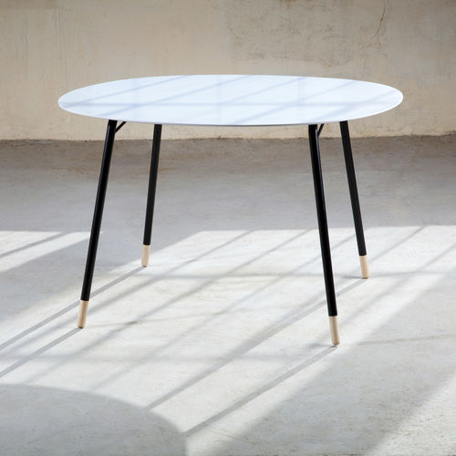 现代风格茶几 - L - AMOS DESIGN - 山毛榉木 / Corian®可丽耐 / 金属桌脚
