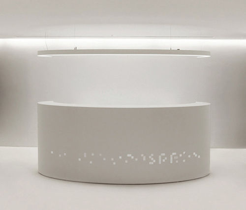 圆弧形前台接待桌 - ELLIPSE - AMOS DESIGN - Corian®可丽耐