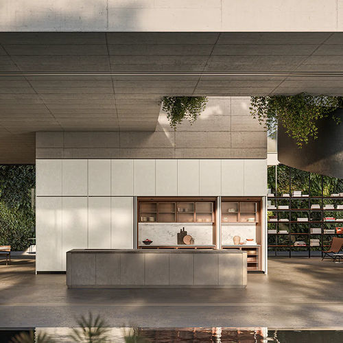 现代风格厨房 - COVE - Boffi - 木质 / 大理石 / Corian®可丽耐
