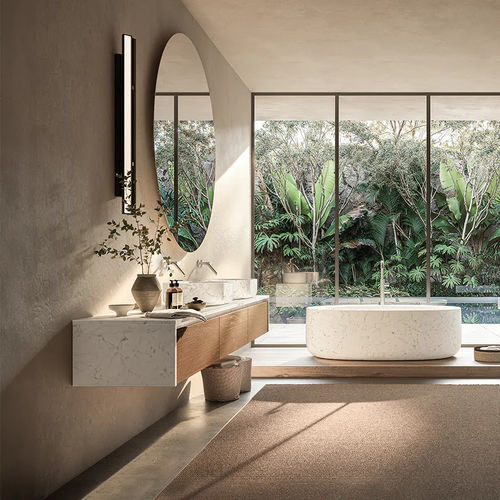 现代风格浴室 - FREE ZONE - Boffi - 木质 / 大理石 / Corian®可丽耐