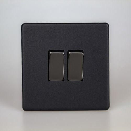 摇摆开关 - NMT-RS2 - ALSO & CO - 暗装 / 双 / 金属