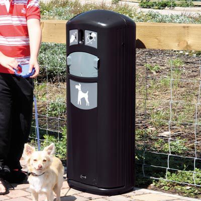 犬类垃圾桶 - RETRIEVER CITY™  - Glasdon Group Limited - 金属 / 自动换袋 / 带盖