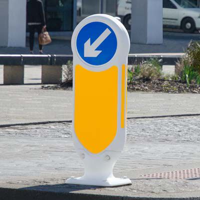 防护桩 - SIGNMASTER™ ULTRA REBOUND BOLLARD - Glasdon Group Limited - 可拆卸 / 塑料 / 发光