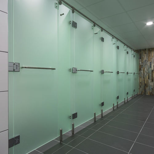玻璃卫生间隔间 - LUMINOSO ACRYLIC - Washroom Washroom Limited - 淋浴 / 公共机构用