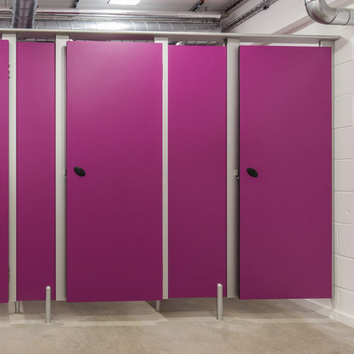 不锈钢卫生间隔间 - MEZZO - Washroom Washroom Limited - 铝制 / 用于坐便器 / 公共机构用