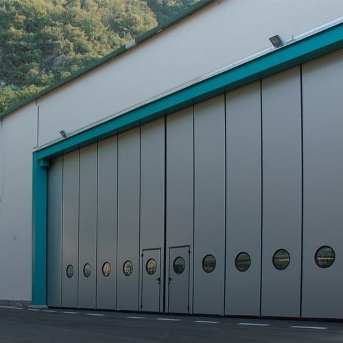 工业滑动门 - LE, LN, LG, SN, BT series - SILVELOX GROUP SPA - 折叠 / 金属板 / 聚氨酯
