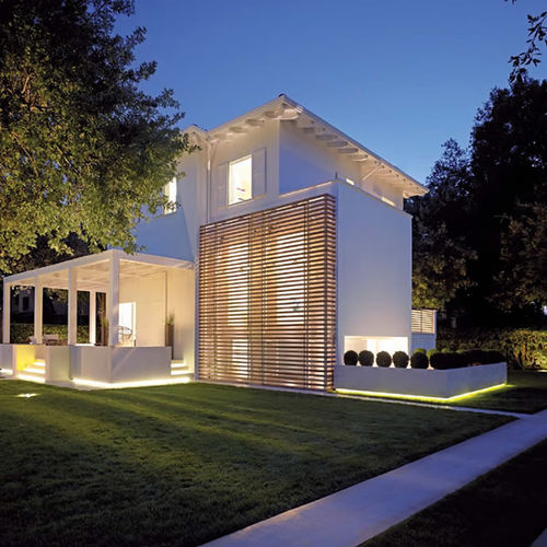木质建筑遮阳板 - FORTE DEI MARMI ITALY PRIVA C+L Studio & Massimo Bertellotti - LF ITALY - 用于外墙 / 卧式