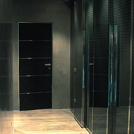 室内门 - PRIVATE VILLA - LF ITALY - 不锈钢 / 平开 / 实心