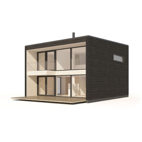 预制房屋 - PLUSLOG XS - Polar Life Haus - 圆木 / 生态型 / 现代风格