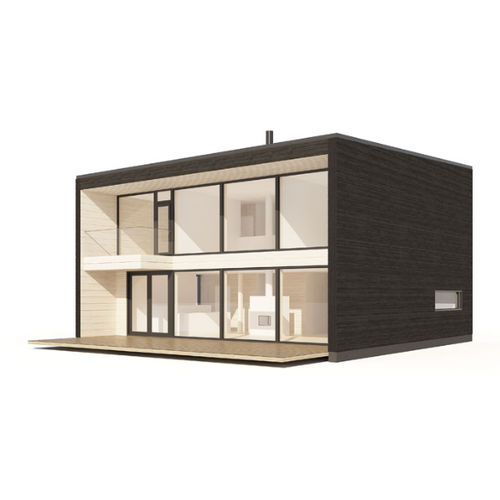 预制房屋 - PLUSLOG M - Polar Life Haus - 圆木 / 生态型 / 现代风格